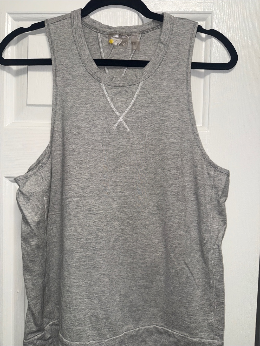 Zella Gray Sleeveless Crewneck Tank Top